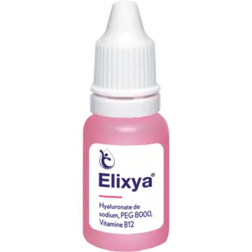 Elixya Gotas oculares hidratantes con vitamina B12 10 ml