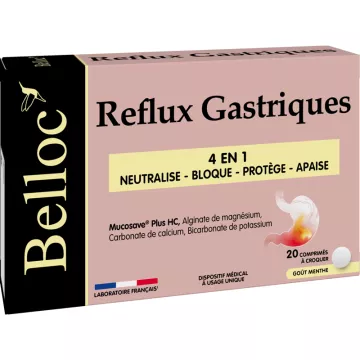 Belloc Refluxo Gástrico 20 comprimidos