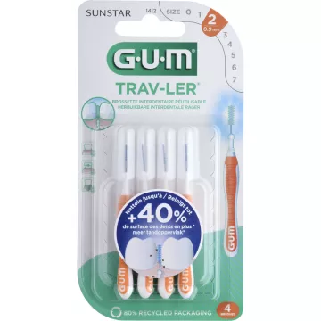 Cepillo interdental Sunstar Gum Trav-Ler 0,9 mm