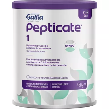 Gallia Pepticate Syneo 0-6 Monate Kuhmilchersatz 450 g