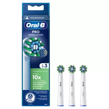 Conjunto de 3 escovas Oral-B Pro Cross Action