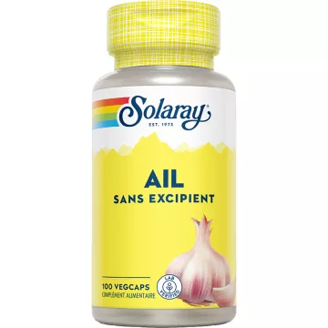 Solaray Garlic Excipient Free 600 mg 100 capsules