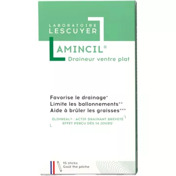 Lescuyer Amincil Draineur Ventre Plat 15 bastoncini