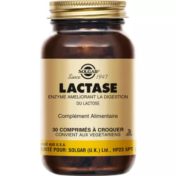 Solgar Lactase 30 comprimidos para mastigar