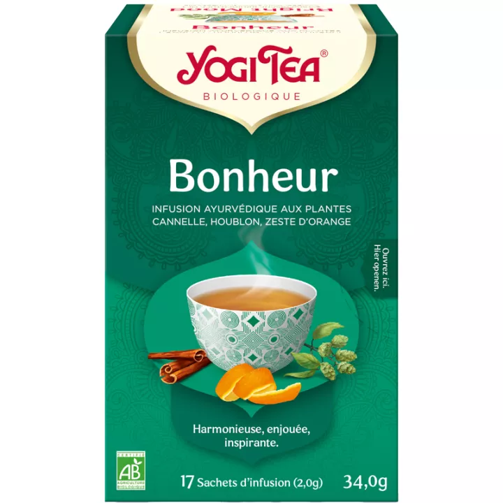 Yogi Tea Infuso Bohneur 17 bustine di tè