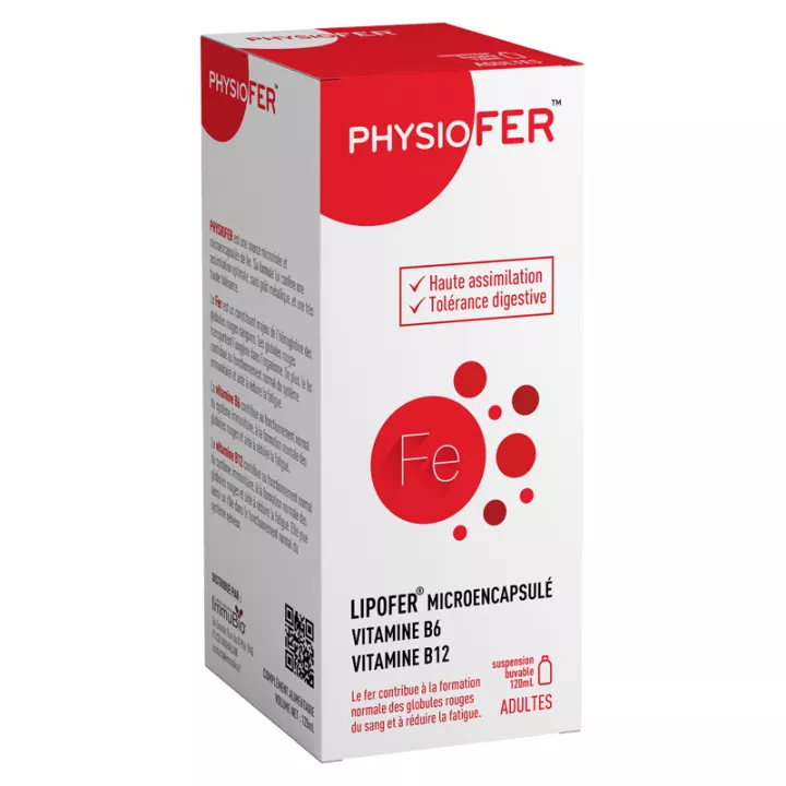 Immubio Physiofer LIpofer Mikroverkapselte Trinklösung für Erwachsene, 120 ml