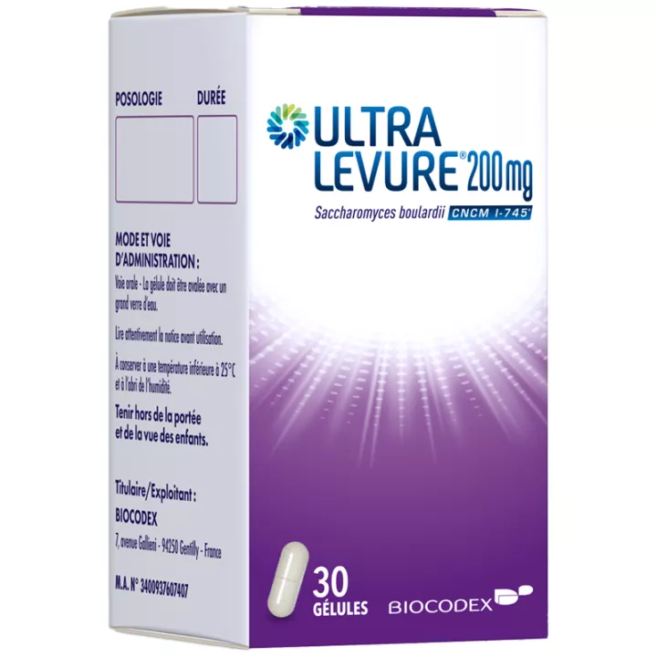 Ultra Hefe 200mg Antidiarrhöe-Kapseln