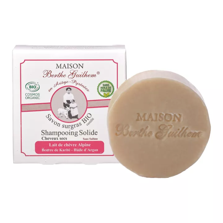 Органический твердый шампунь для сухих волос Maison Berthe Guilhem