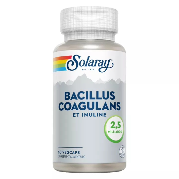 Solaray Bacillus Coagulans und Inulin 60 Kapseln