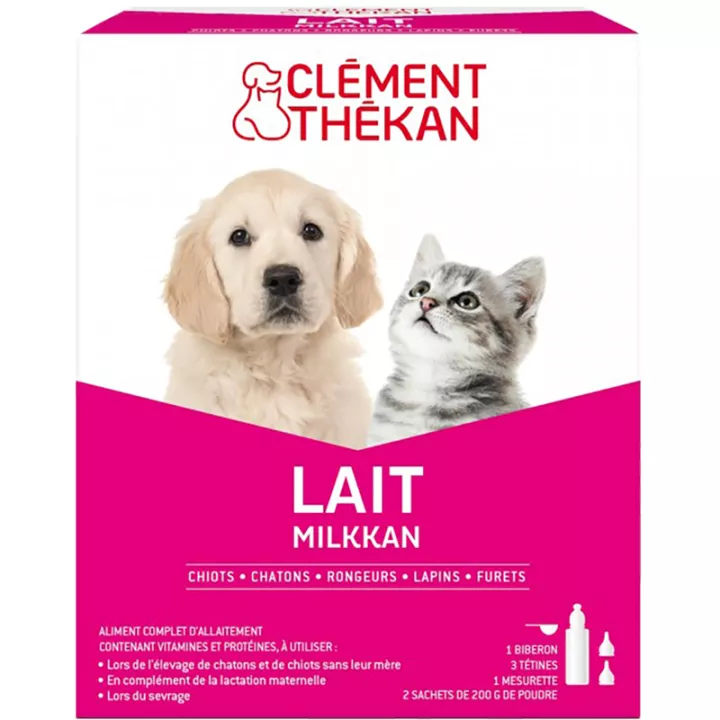 Milkkan Lait maternisé Chiot et Chatons 400G Clement-Thekan