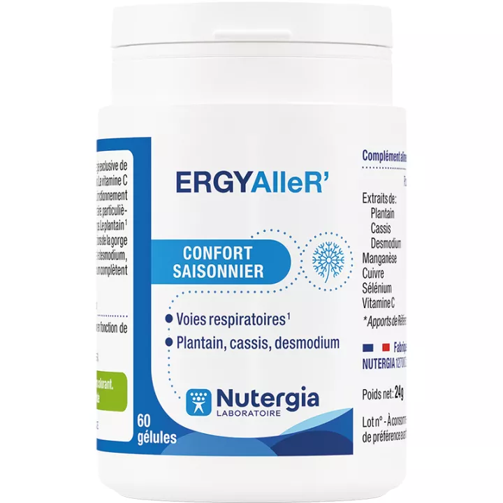 Nutergia ErgyAller' Seizoensgebonden Comfort Allergie 60 capsules