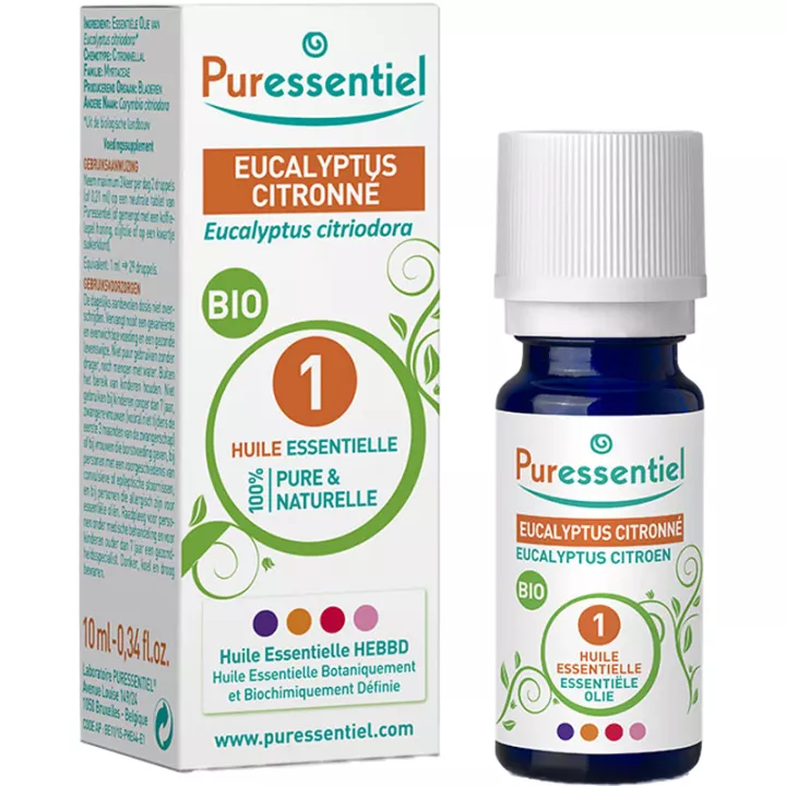 Puressentiel Huile Essentielle Bio Eucalyptus Citronné 10 ml