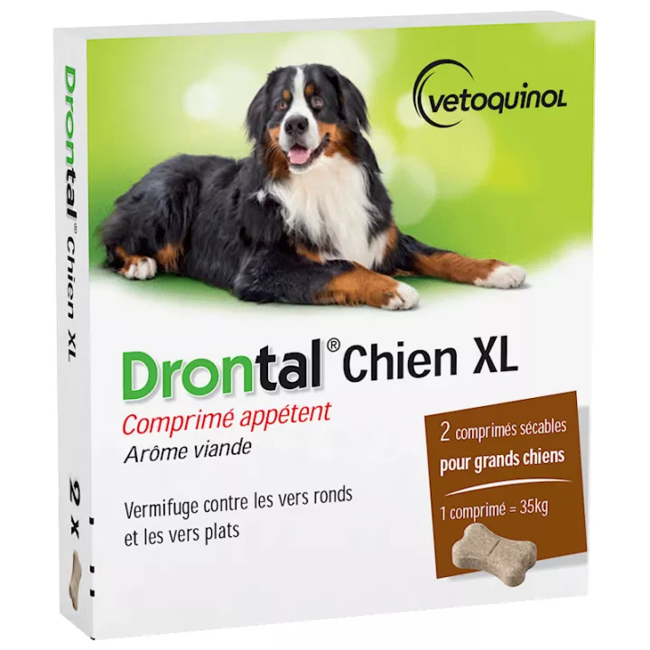 Drontal P XL Dog 2 Tablets Vétoquinol