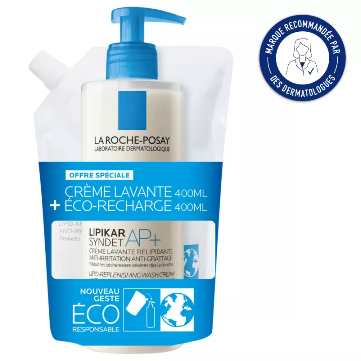 La Roche-Posay Lipikar Syndet AP+ Creme de limpeza relipidante