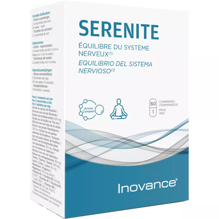 INOVANCE Serenity Überanstrengung Schlafentspannung 60 Tabletten