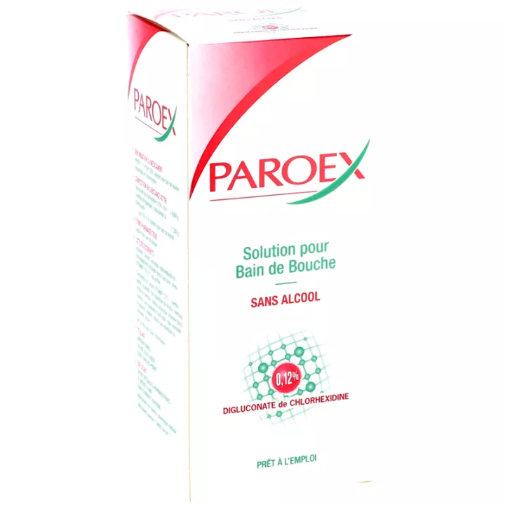 Paroex bain de bouche sans alcool Chlorhexidine