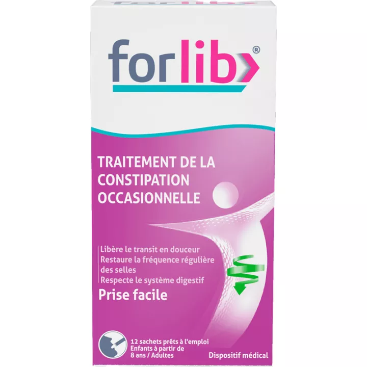 FORLIB Laxante Solución Bebible Estreñimiento 12 Sobres