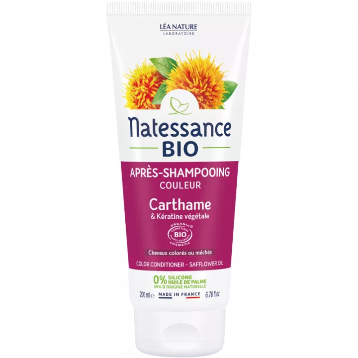 Balsamo colorato organico Natessance per capelli colorati 200 ml