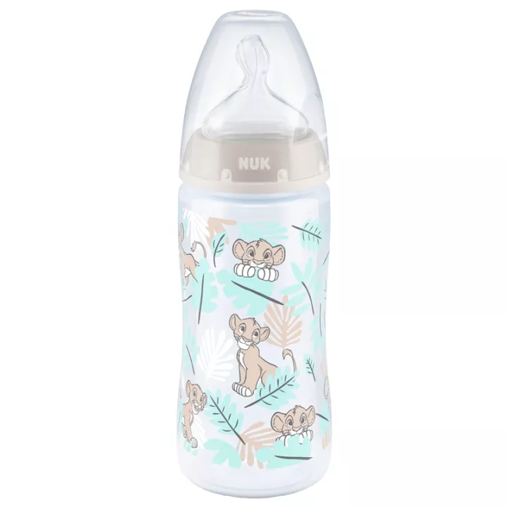 Nuk Babyflasche Glas First Choice + 240 ml Silikon gemischt 0-6 Monate