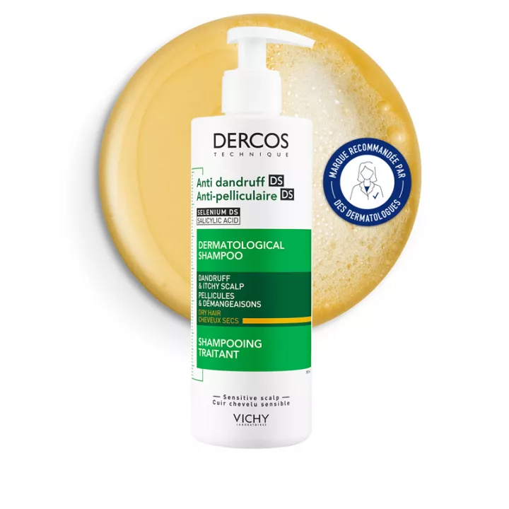 Dercos Anti-Dandruff DS Dry Hair Treatment Shampoo