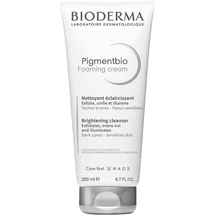 Bioderma Pigmentbio Foaming Cream Nettoyant éclaircissant 200ml