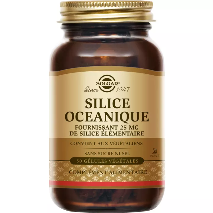 Solgar Silice Océanique 50 gélules végétales