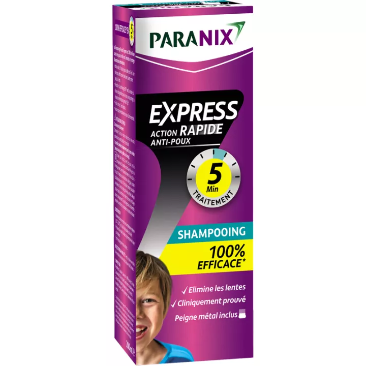 Paranix Express 5 minutes Shampoing Anti-poux + Peigne