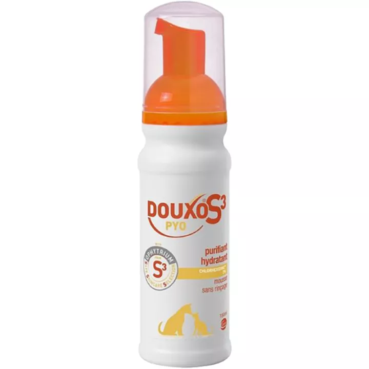 Douxo-S3-Pyo Espuma Purificante Gato y Perro 150ml