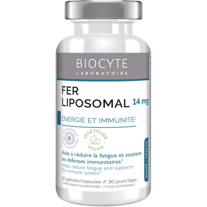 Biocyte Fe Hierro Liposomal 30 Cápsulas