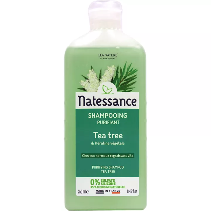 Natessance Tea Tree Shampoing Équilibrant Purifiant