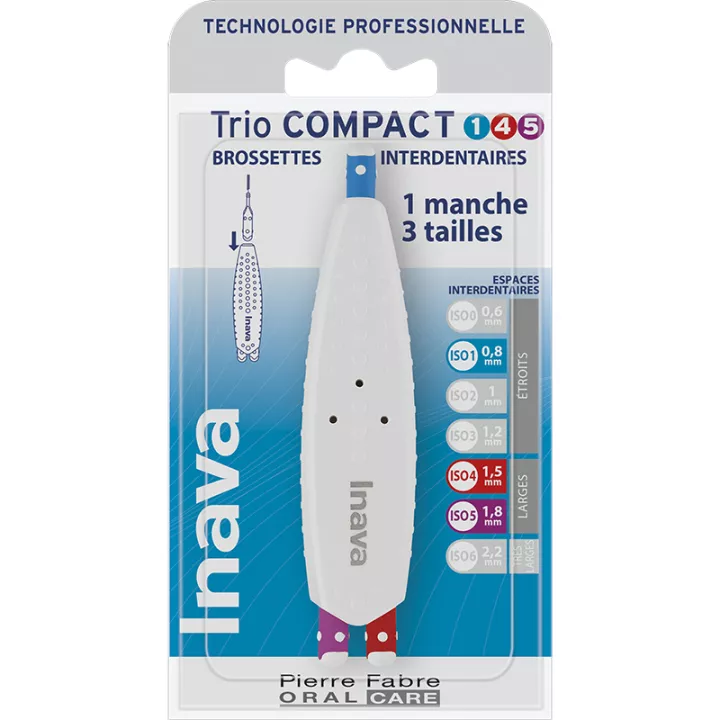 Escovas interdentais Inava Trio Compact