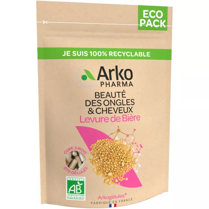 Arkogélules Yeast Beer Nail and Hair Beauty organic