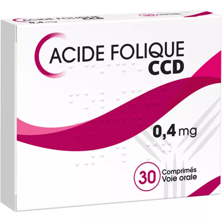 CCD Ácido fólico 0,4 mg 30 comprimidos