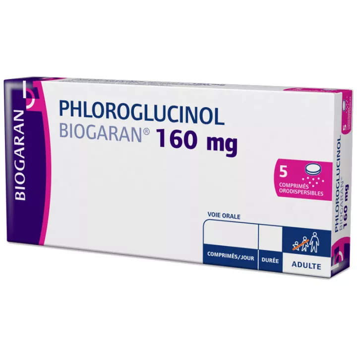 Cloroglucinol Biogaran 160mg 5 comprimidos