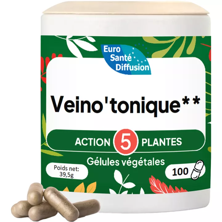 Phytofrance Veino Tonique Acción 5 Plantes 100 Cápsulas