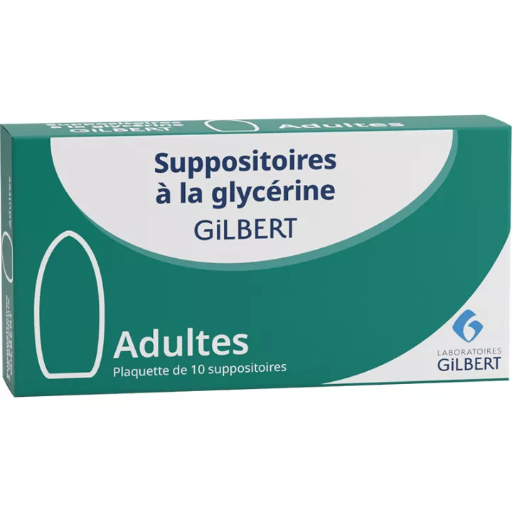 Glicerina Supositorios Adultos Gilbert