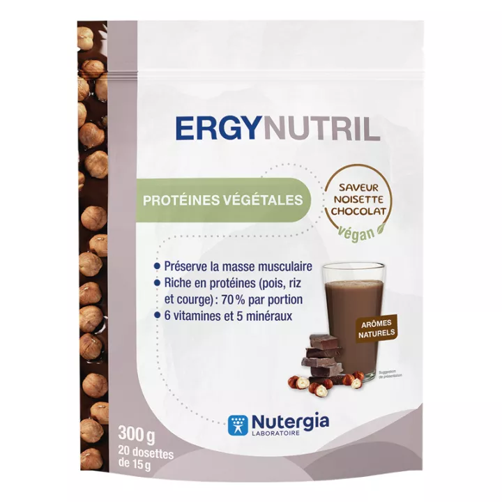 Ergynutril Proteínas Vegetales Chocolate Avellana 300 g