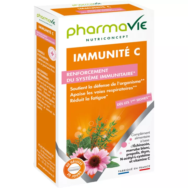 Pharmavie Immunité C 40 cápsulas