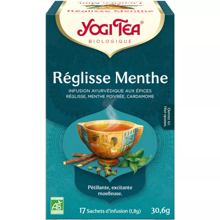 Yogi Tea Солодково-мятный настой 17 пакетиков