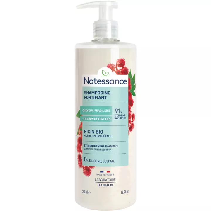 Natessance Ricin Stärkendes Bio-Shampoo