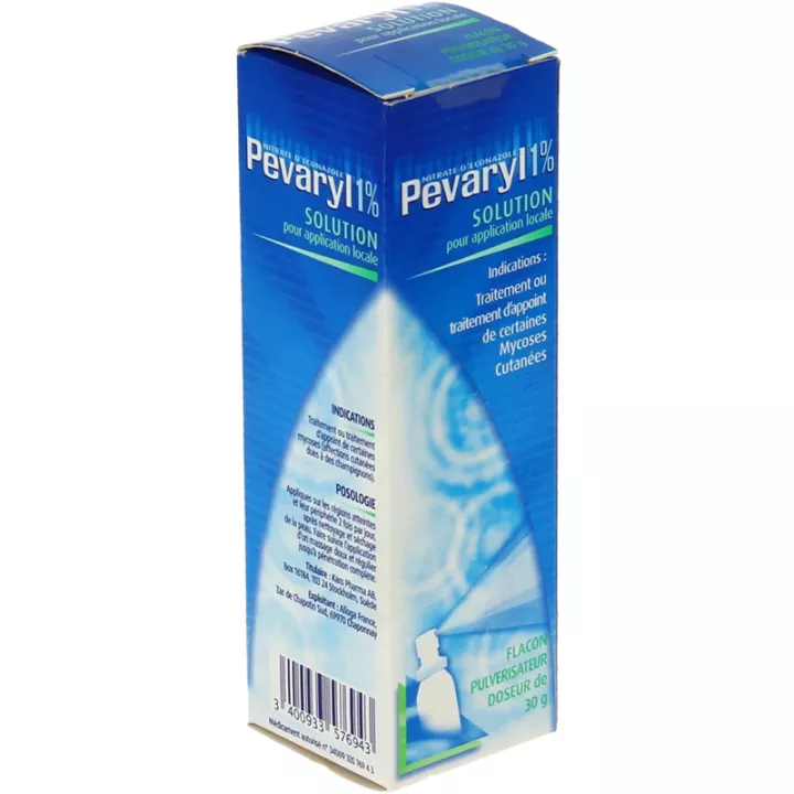 Pevaryl 1% solución para aplicación tópica - frasco pulverizador 30 g