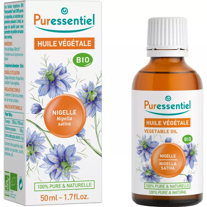 Puressentiel Aceite vegetal ecológico Nigella 50 ml