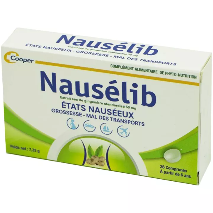 Nausélib Übelkeitszustände 36 Tabletten