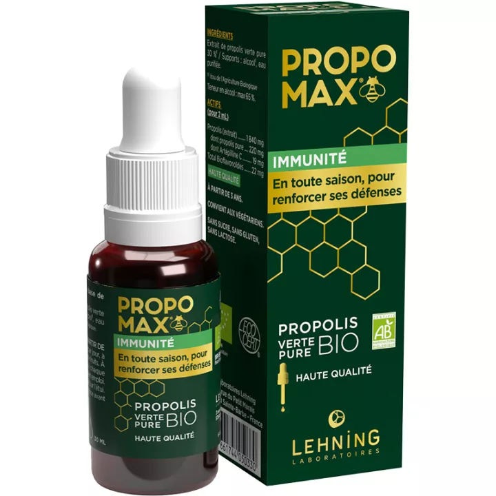 Propomax Preventieve Immuniteit Groene Propolis Bio 30ml