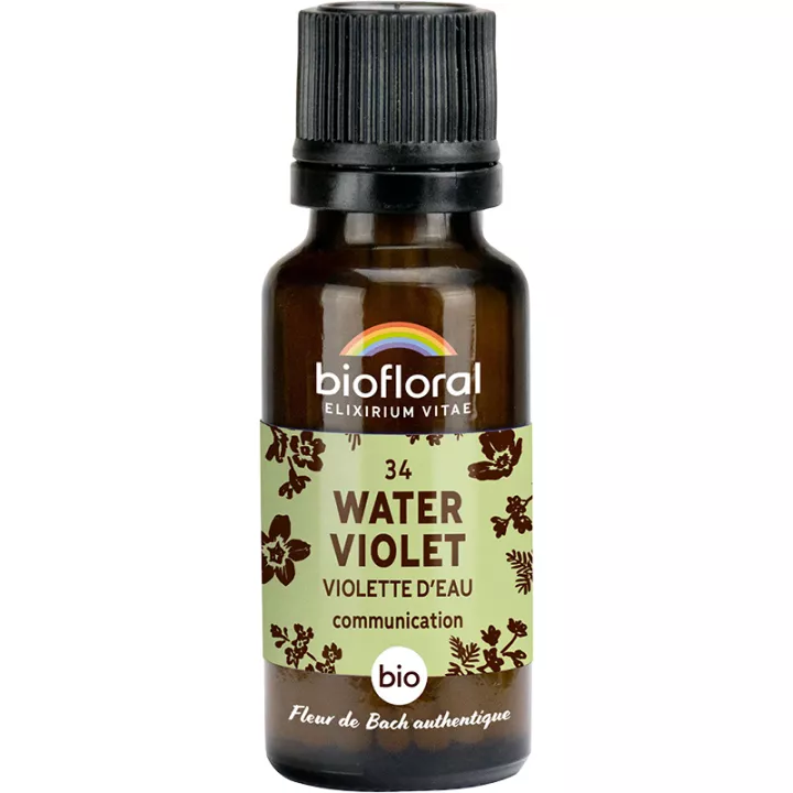 Biofloral Fleurs de Bach 34 Water Violet Granules sans alcool