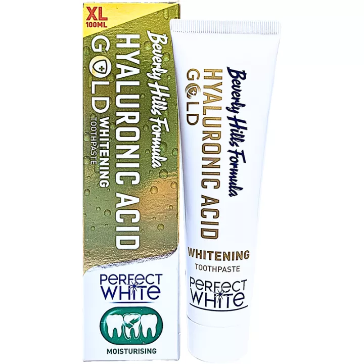 Beverly Hills Formula Perfect White Dentifrice Hyaluronic Acid Gold 100 ml