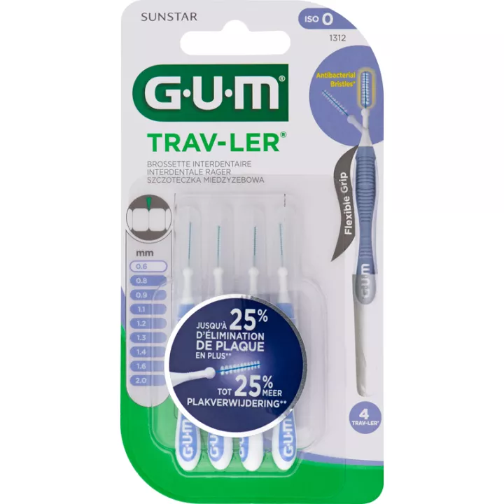 Sunstar Gum Trav-Ler Interdentale Borstel 0,6 mm