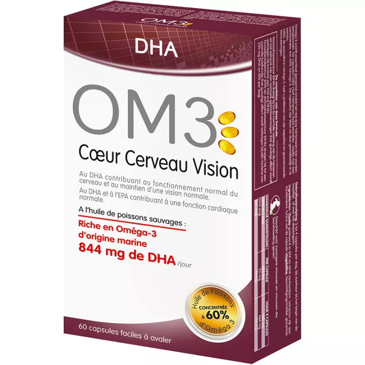 OM3 DHA Hart Hersenen Visie 60 Capsules