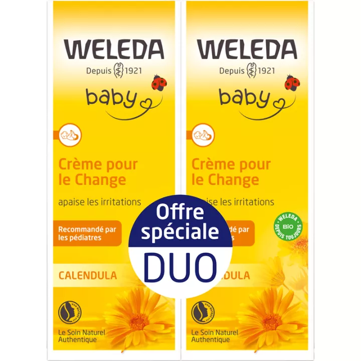 Crema para el cambio de pañal Weleda Bebé Caléndula Bio 75 ml