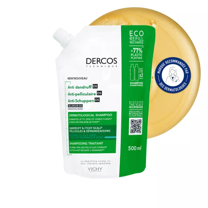 Dercos Anti-Schuppen DS Behandelndes Shampoo Fettiges Haar